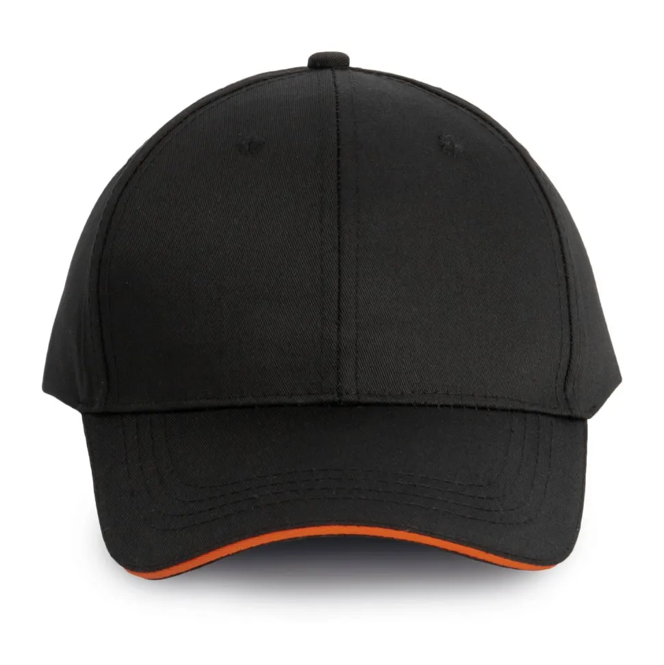 WK. Designed To Work WKP145 - Casquette 6 Panneaux Oekotex avec Visière Sandwich
