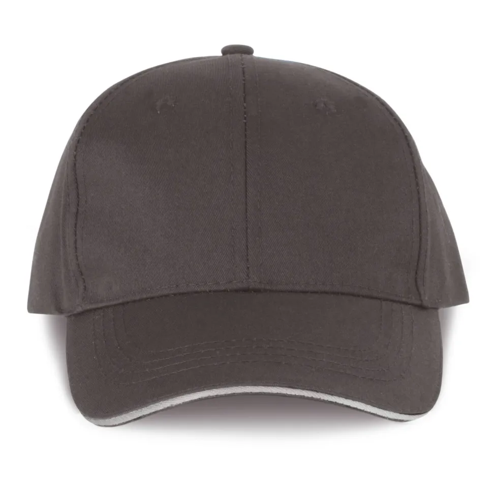 WK. Designed To Work WKP145 - Casquette 6 Panneaux Oekotex avec Visière Sandwich
