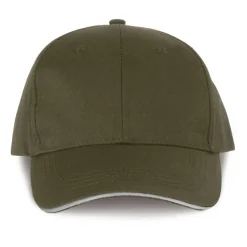 WK. Designed To Work WKP145 - Casquette 6 Panneaux Oekotex avec Visière Sandwich