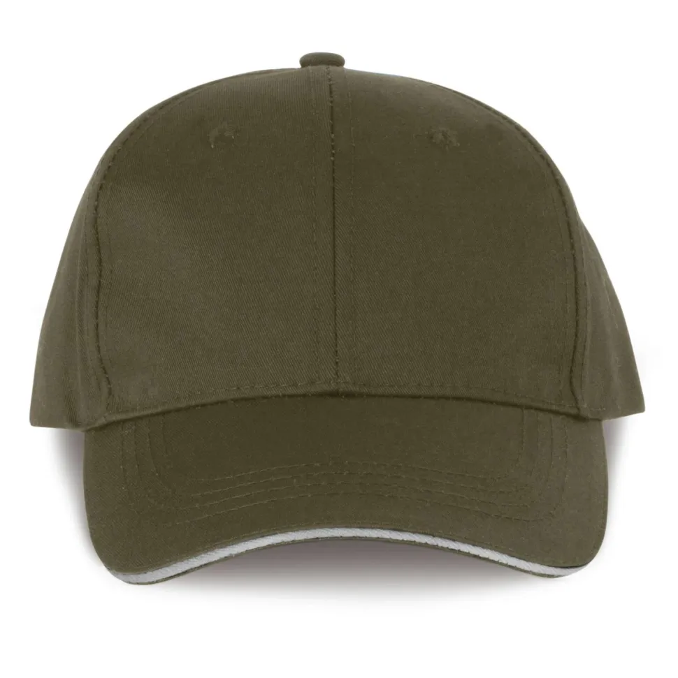 WK. Designed To Work WKP145 - Casquette 6 Panneaux Oekotex avec Visière Sandwich