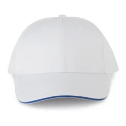 WK. Designed To Work WKP145 - Casquette 6 Panneaux Oekotex avec Visière Sandwich