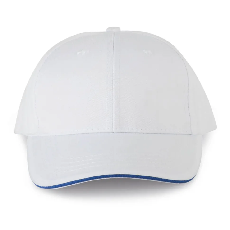 WK. Designed To Work WKP145 - Casquette 6 Panneaux Oekotex avec Visière Sandwich
