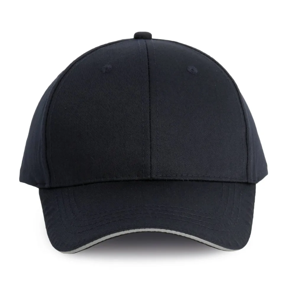 WK. Designed To Work WKP145 - Casquette 6 Panneaux Oekotex avec Visière Sandwich