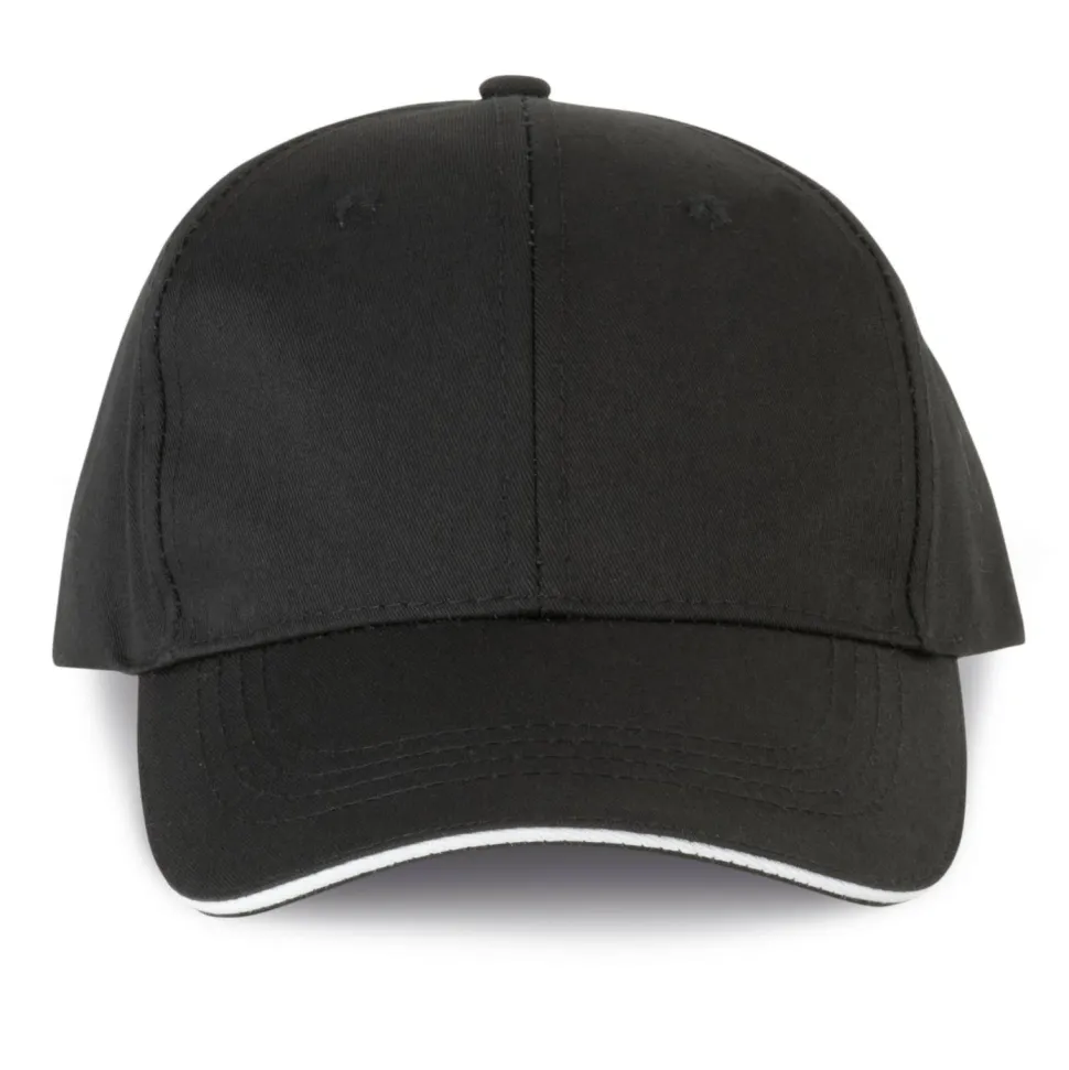 WK. Designed To Work WKP145 - Casquette 6 Panneaux Oekotex avec Visière Sandwich