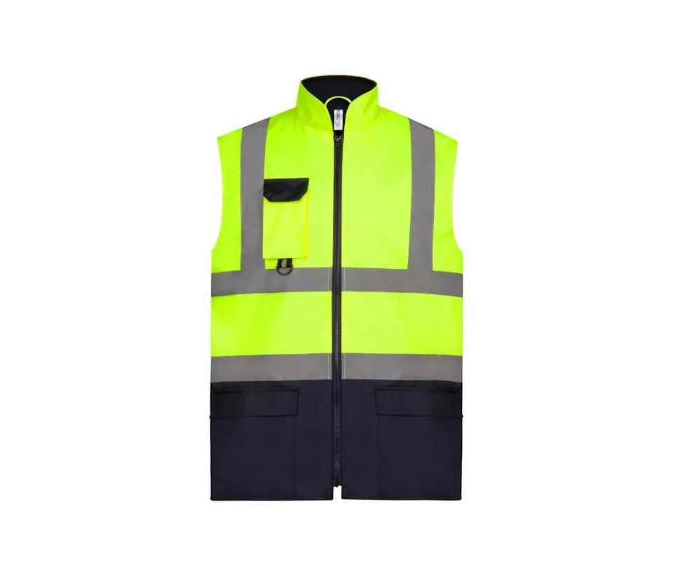 Yoko YHV005 - Bodywarmer rembourré haute visibilité