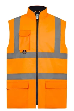 Yoko YHV005 - Bodywarmer rembourré haute visibilité