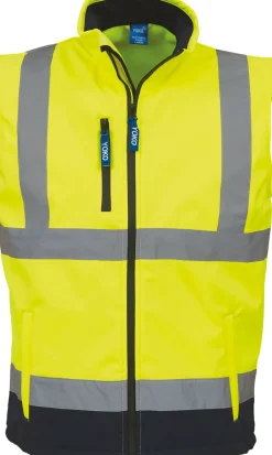 Yoko YHV006 - Bodywarmer softshell haute visibilité