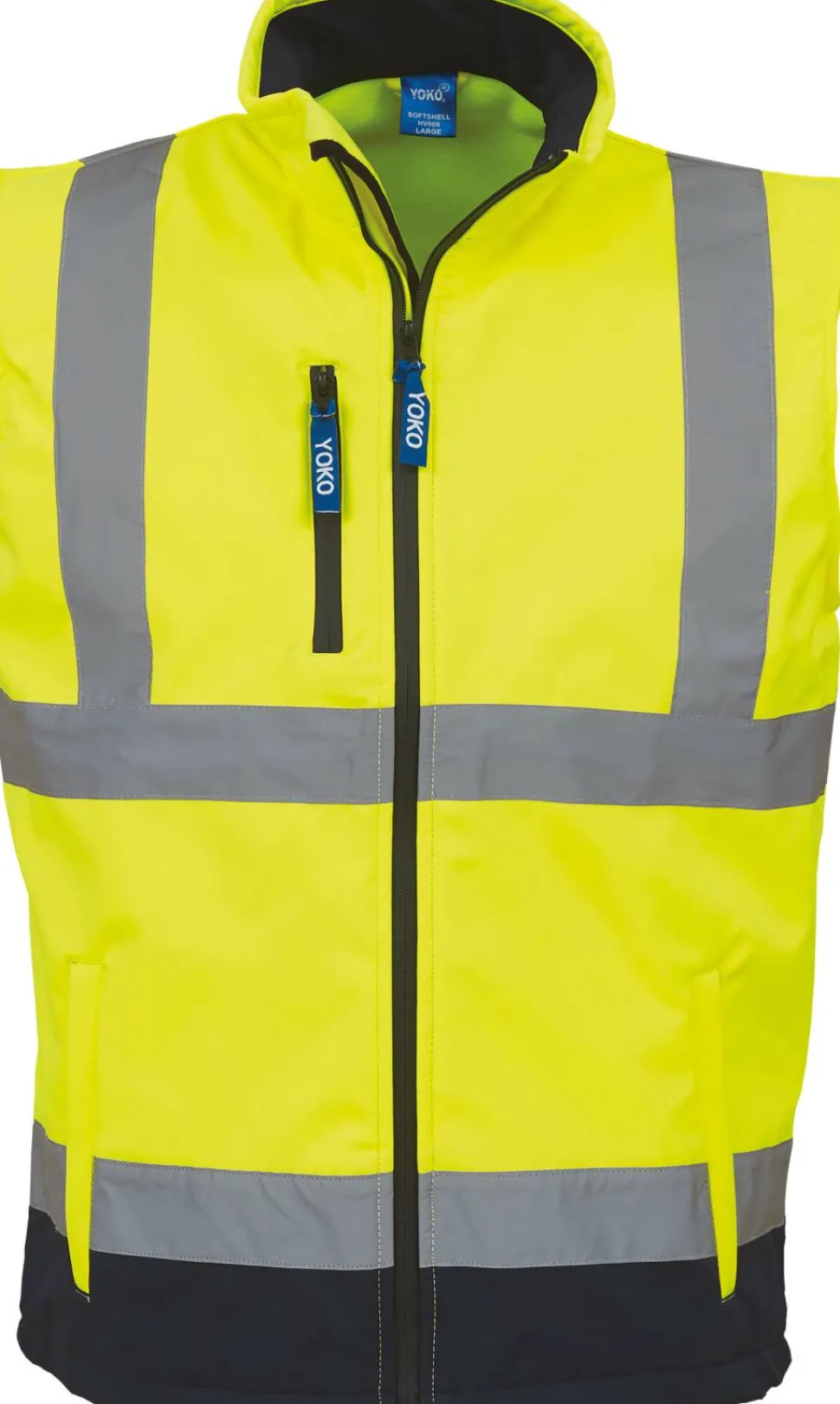 Yoko YHV006 - Bodywarmer softshell haute visibilité