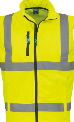Yoko YHV006 - Bodywarmer softshell haute visibilité