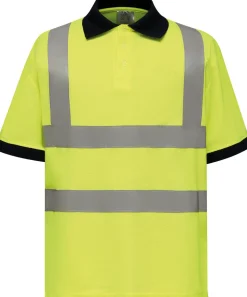 Yoko YHVJ210 - POLO MANCHES COURTES HAUTE VISIBILITÉ