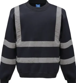 Yoko YHVJ510 - Sweat-shirt haute visibilité col rond