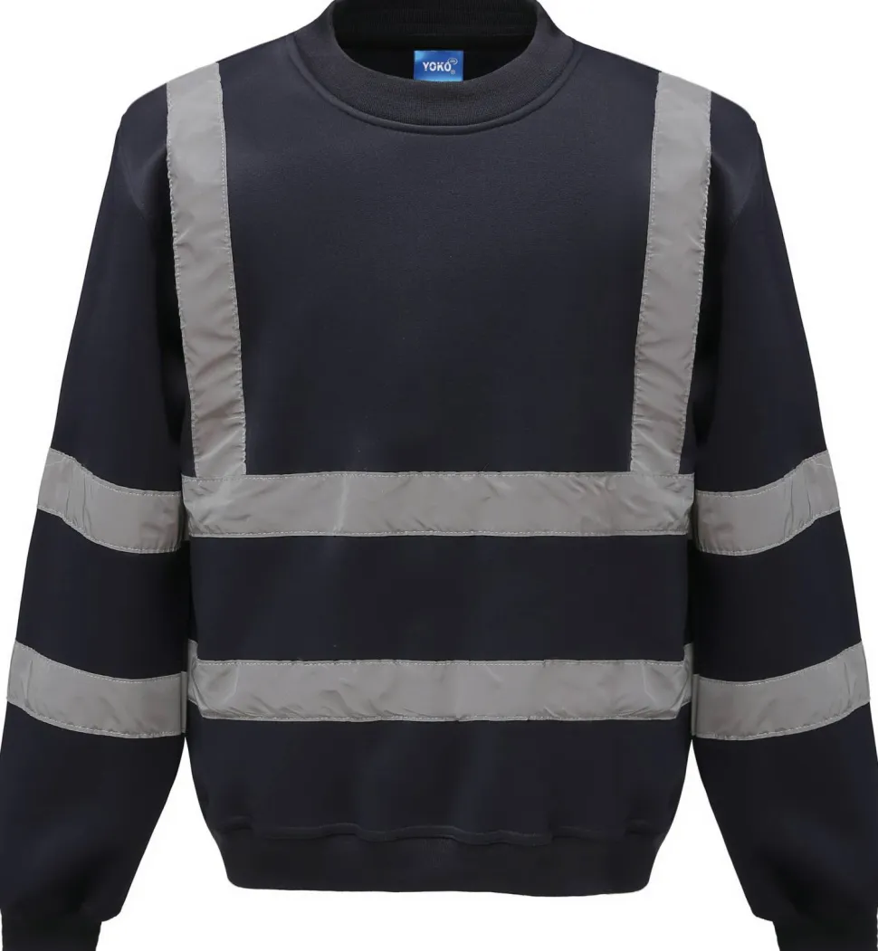 Yoko YHVJ510 - Sweat-shirt haute visibilité col rond