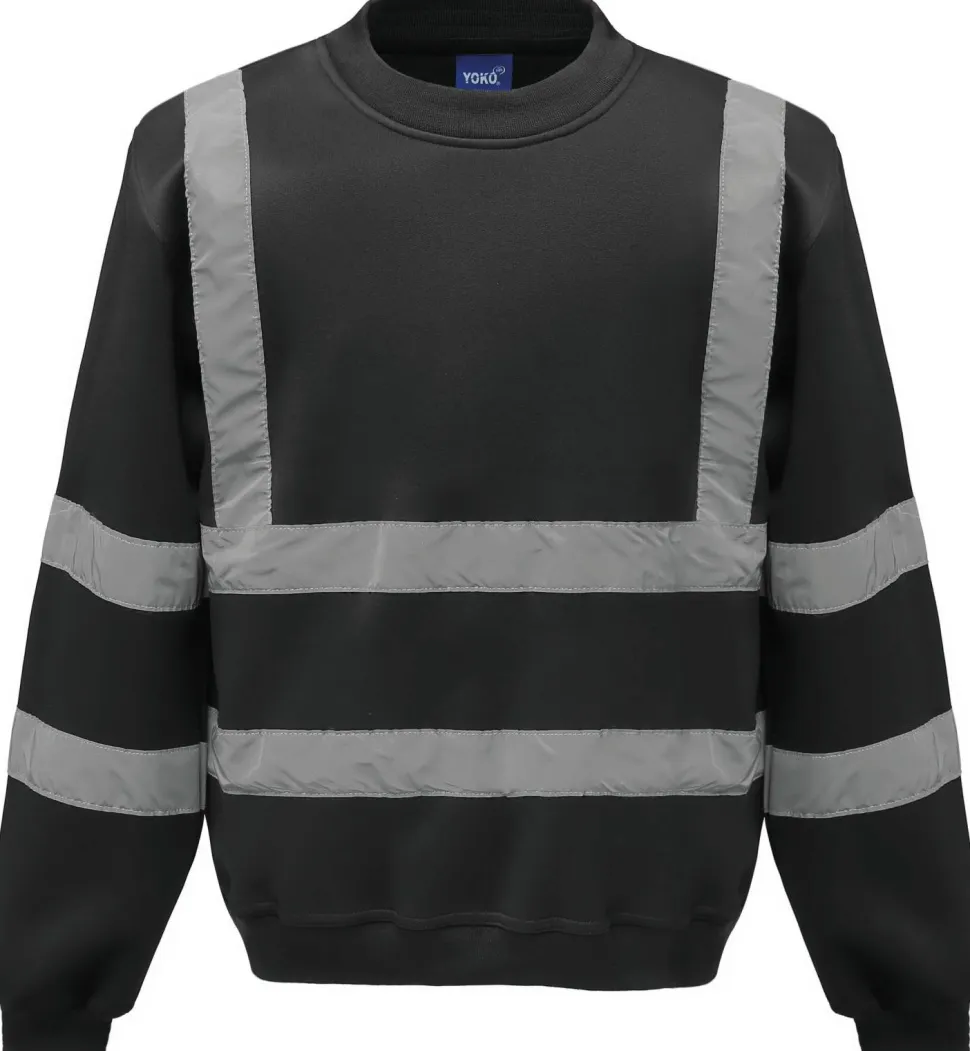 Yoko YHVJ510 - Sweat-shirt haute visibilité col rond