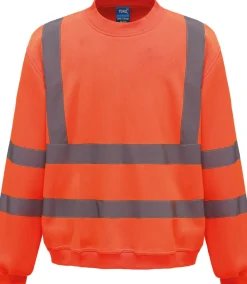 Yoko YHVJ510 - Sweat-shirt haute visibilité col rond