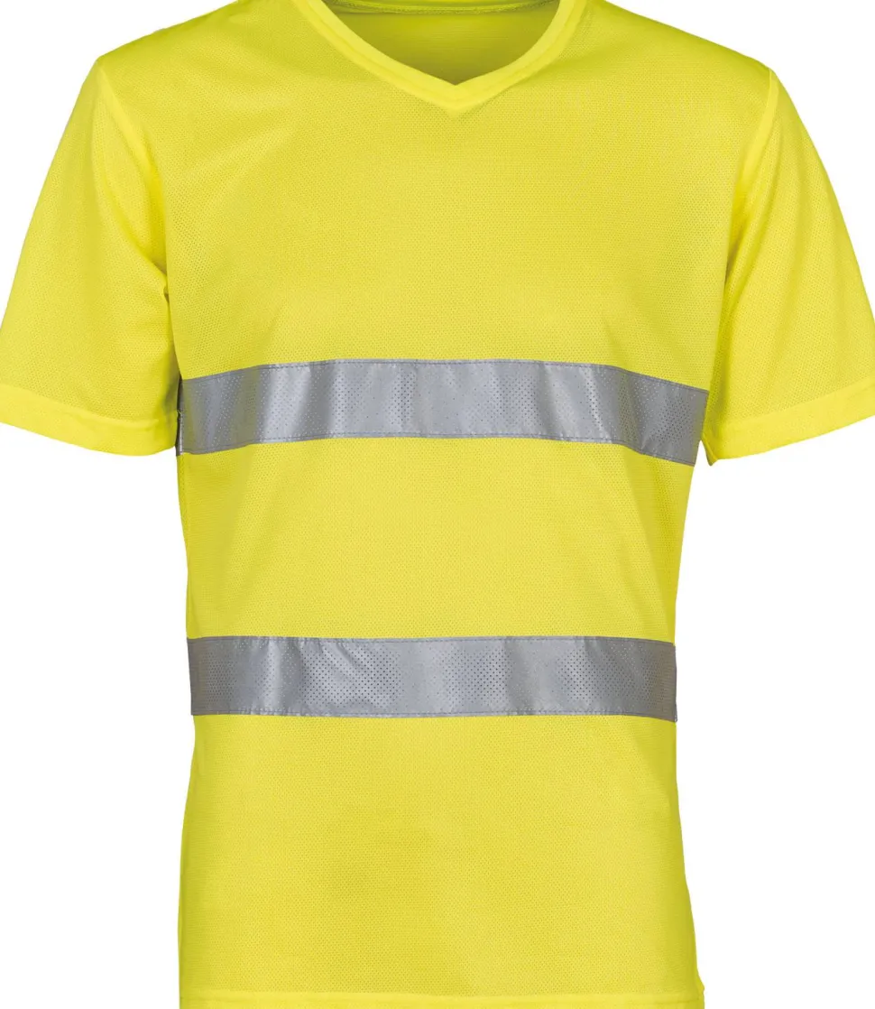 Yoko YHVJ910 - T-shirt col V haute visibilité Top Cool