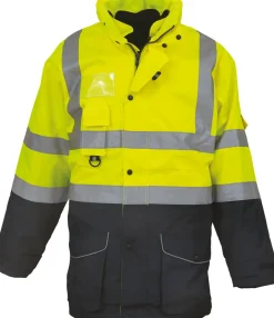 Yoko YHVP711 - Parka de sécurité haute visibilité 7 en 1
