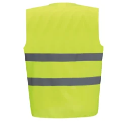 Yoko YHVW102 - Gilet à 2 bandes haute visibilité