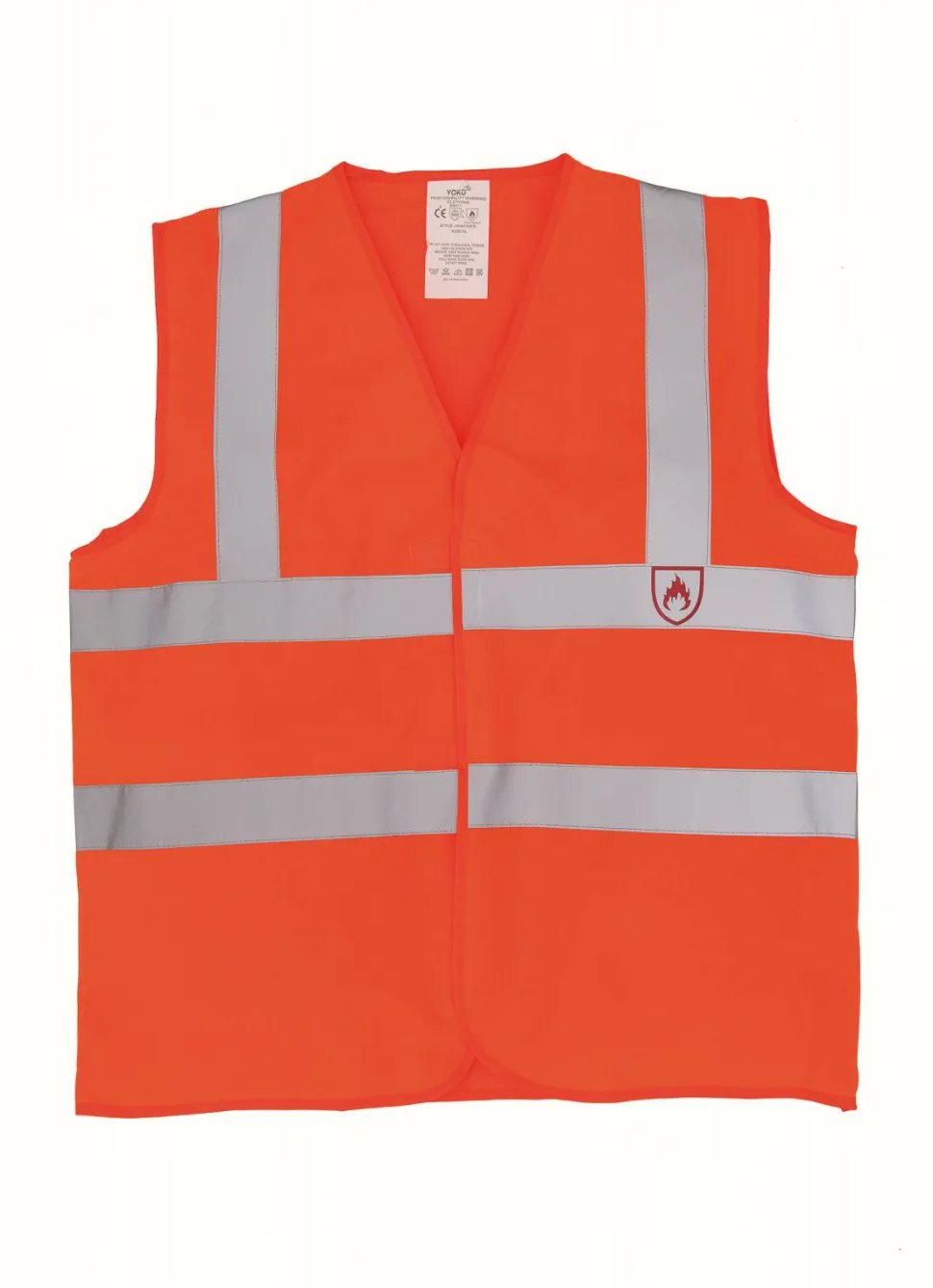 Yoko YHVW100FR - GILET HAUTE VISIBILITÉ & LSF (CHALEUR ET FLAMME)