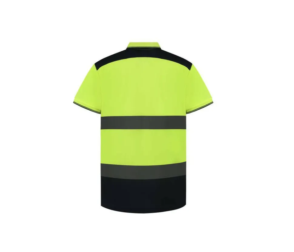 YOKO YK220 - Polo Bicolore Réfléchissant Haute Visibilité