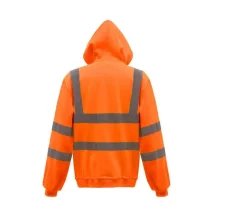 YOKO YKK07 - Sweat capuche zippé haute visibilité