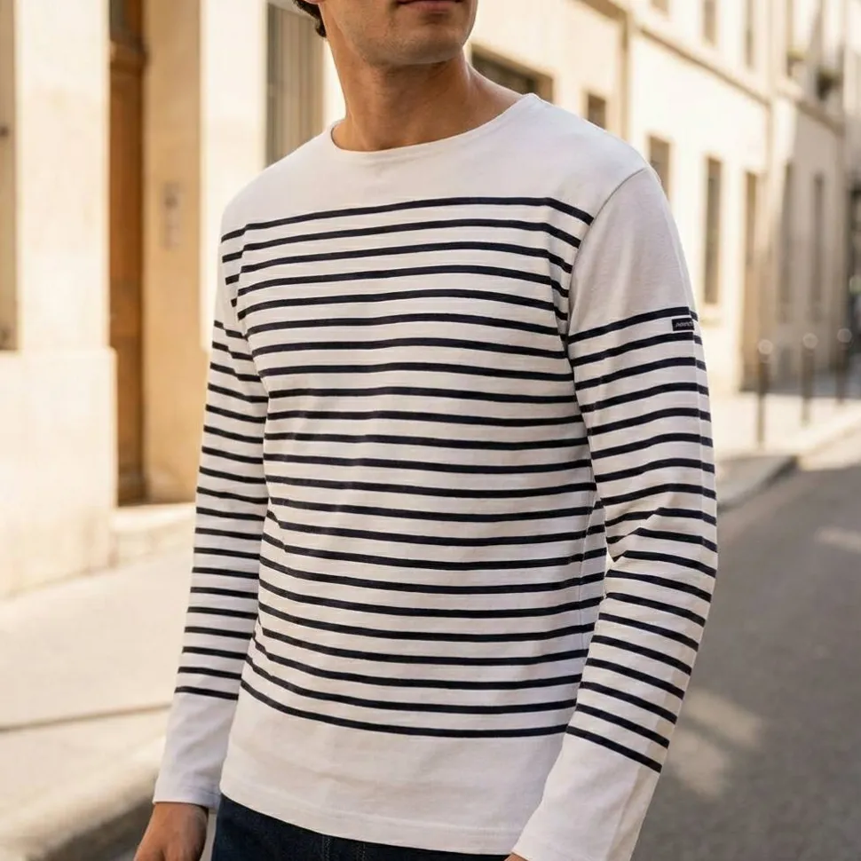ARMOR LUX AM1140 - Chemise Rayée Bretonne Authentique pour Hommes