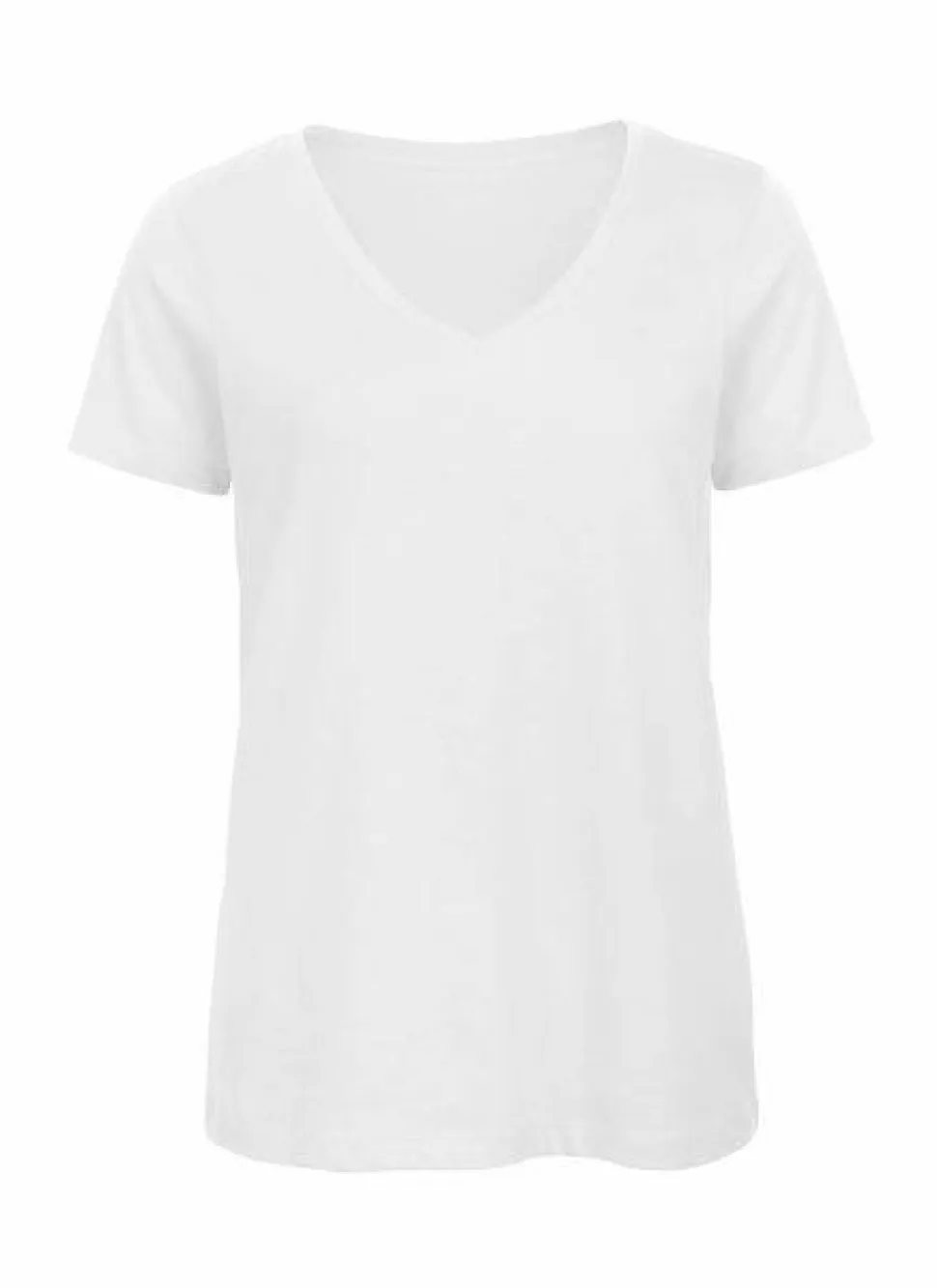 B&C BC045 - Tee shirt Femme Col V en Coton Biologique