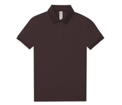 B&C BCW461 - Polo Femme Élégant en Coton Pré-Rétréci