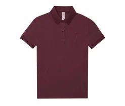 B&C BCW461 - Polo Femme Élégant en Coton Pré-Rétréci