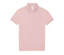 B&C BCW461 - Polo Femme Élégant en Coton Pré-Rétréci