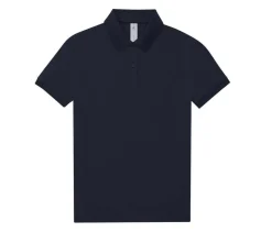 B&C BCW461 - Polo Femme Élégant en Coton Pré-Rétréci