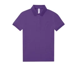 B&C BCW461 - Polo Femme Élégant en Coton Pré-Rétréci