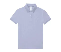 B&C BCW461 - Polo Femme Élégant en Coton Pré-Rétréci
