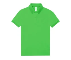 B&C BCW461 - Polo Femme Élégant en Coton Pré-Rétréci