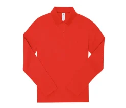 B&C BCW462 - Polo femme manches longues 180