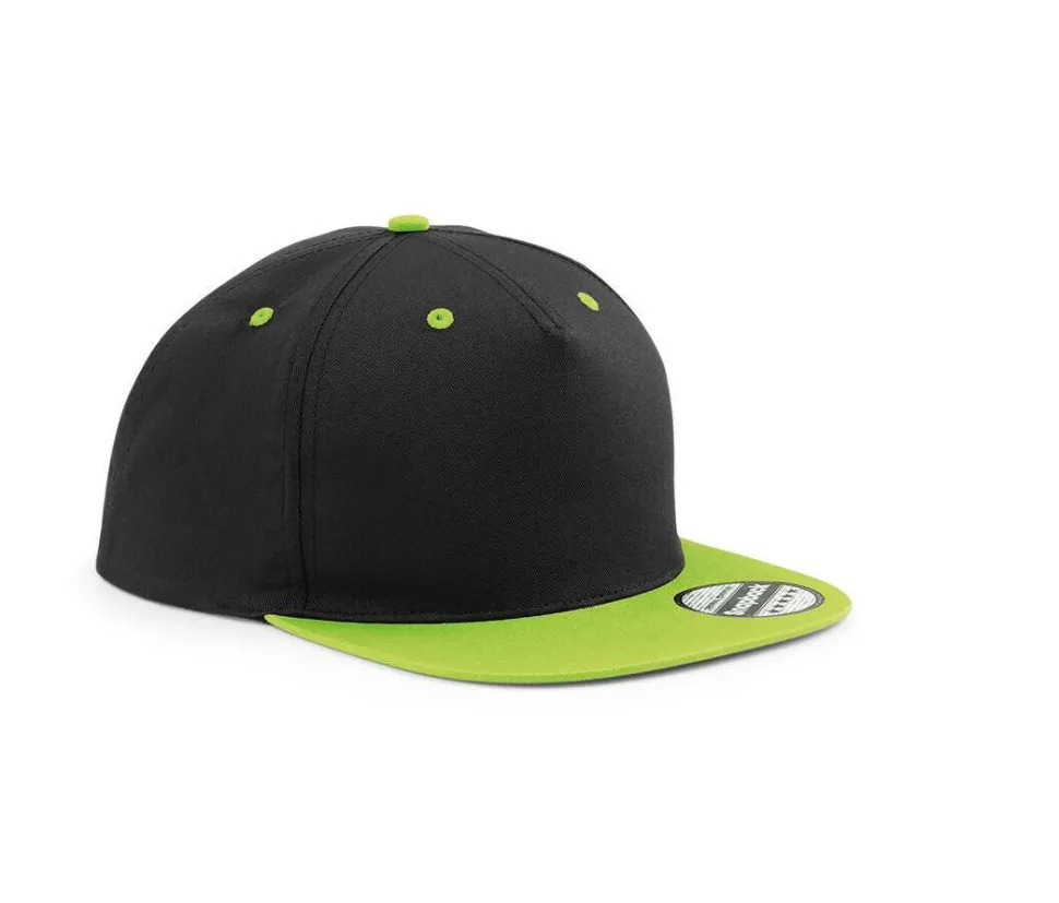 Beechfield BF610C - Casquette 5 pans avec visière contrastée