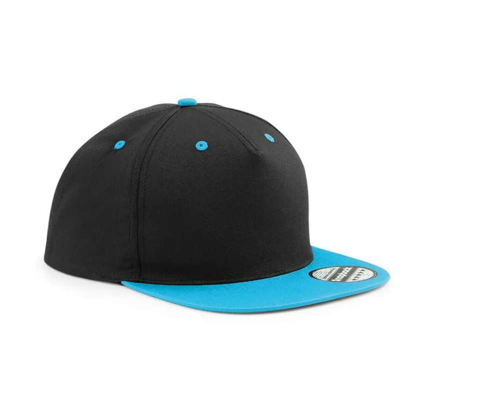 Beechfield BF610C - Casquette 5 pans avec visière contrastée
