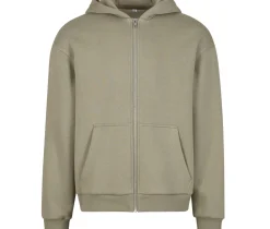 BUILD YOUR BRAND BY285 - FLUFFY ZIP HOODY