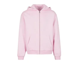 BUILD YOUR BRAND BY285 - FLUFFY ZIP HOODY