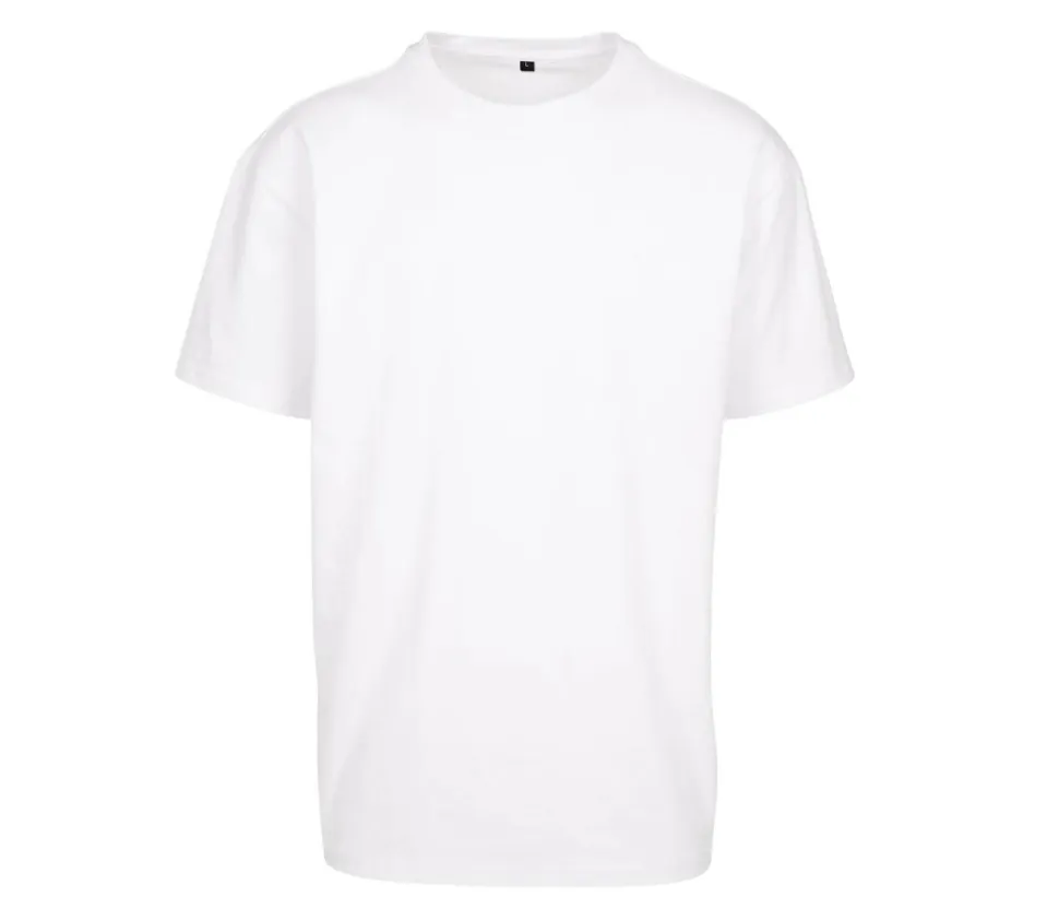 BUILD YOUR BRAND BY102S - Tee-shirt oversize bio lourd