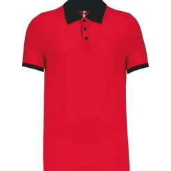 Kariban K258 - Polo piqué bicolore homme