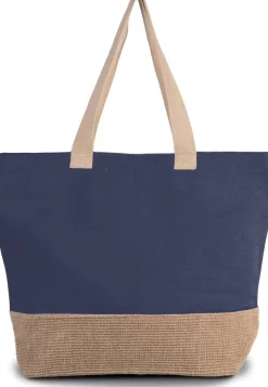 Kimood KI0258 - Sac de shopping fourre-tout esprit rustique