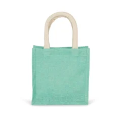 Kimood KI0272 - Sac style cabas en toile de jute - petit modèle