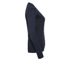 Russell Collection JZ715 - Cardigan Femme Col V Coton