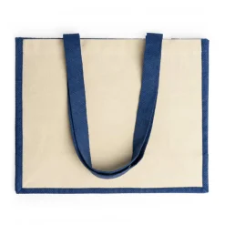 Stamina BO7110 - NANTES Sac en jute laminé avec une face en coton idéal pour le marquage et de longues poignées