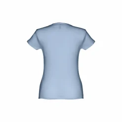 TH Clothes 30106 - T-shirt ceinturé en coton pour femme