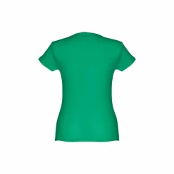 TH Clothes 30106 - T-shirt ceinturé en coton pour femme