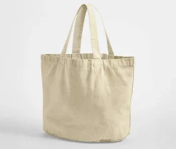 WESTFORD MILL WM345 - Sac shopping ovale en coton recyclé délavé